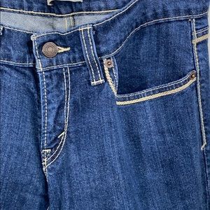 LEVI Blue Jeans 524 Too Super Low Size 9 M